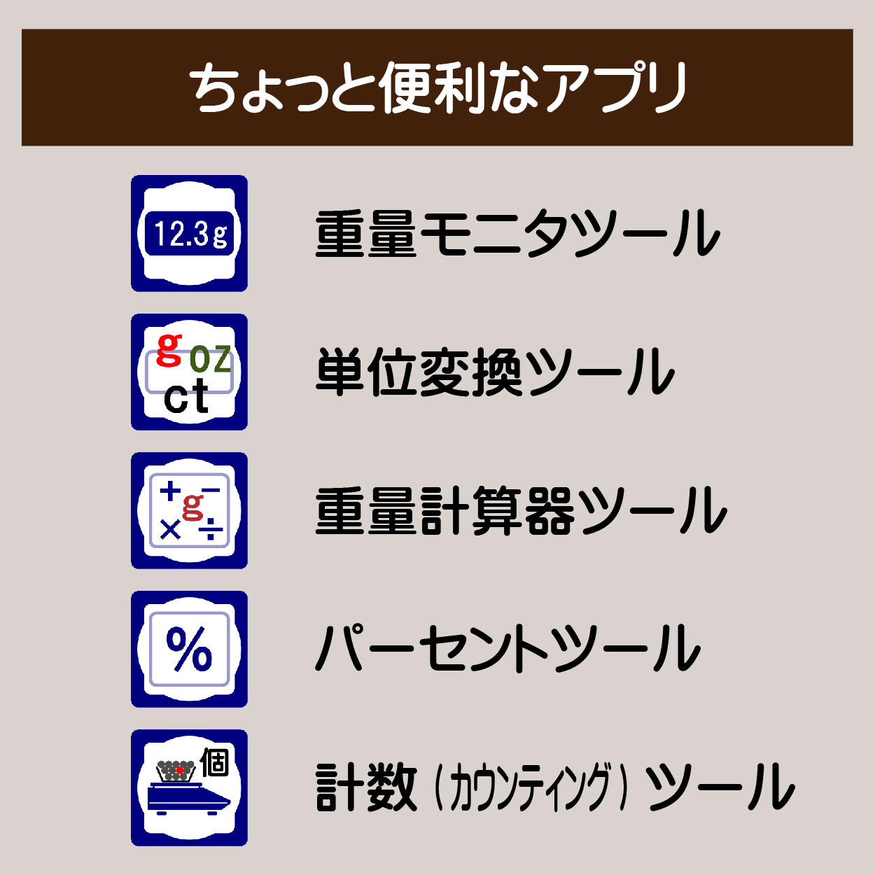 ちょっと便利なアプリ