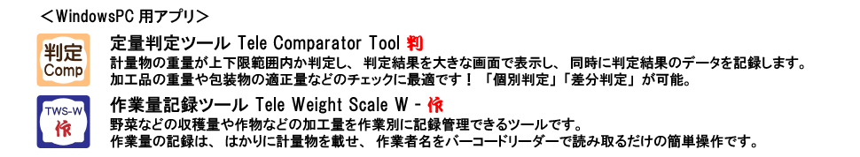 作業改善、品質管理用システムで使用するアプリ